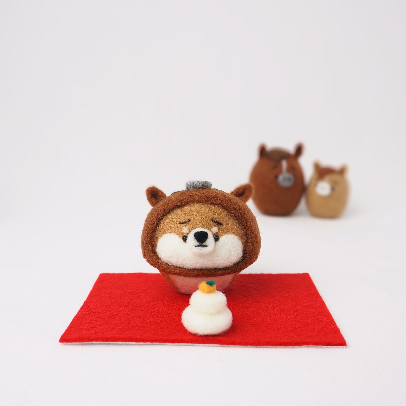 まゆまゆさちこ様☆犬服☆ハンドメイドオーダー 受注製作】まゆわんこ(犬)オーダーページ ニードルフェルト