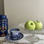 英国買い付け♪ヴィンテージ ガラス製コンポート ガラス器　