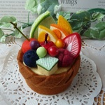 ☆ハンドメイド☆　フェルトケーキの小物入れ　№48
