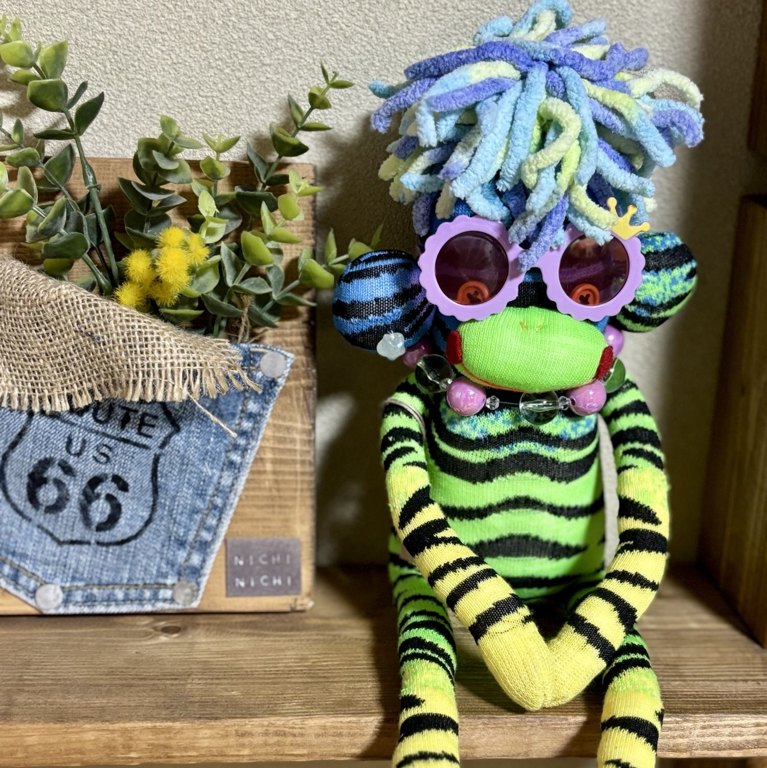 クリスマスツリー《デニムリメイク》Sサイズ 送料無料 - 日々