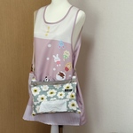 ［さらに改良しました］ 箱ティッシュが入るサコッシュ　ハコッシュ　保育士さん　介護士さん　便利グッズ