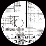 QYマステ8月新作☆Line Artist 6cm×5M PET★1350