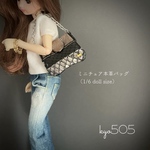 1/6 doll size本革バッグ　西新宿woman