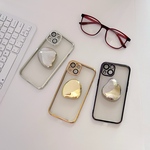 グリップ付き iPhone17 / 17air/16 / 15 / 14 / 13 / 12  レンズ保護   クリア　透明　iPhoneケース スマホカバー