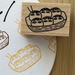 メジェ焼きのラバースタンプ