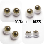 10327 ✤ 10/6mm ドール用アイチップ 3DTYPE