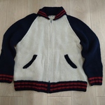 ファスナー前空きカーディガン