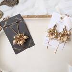 【２点セット】Eclat d’or 上品で華やかな印象で結婚式やパーティーにもピッタリ。