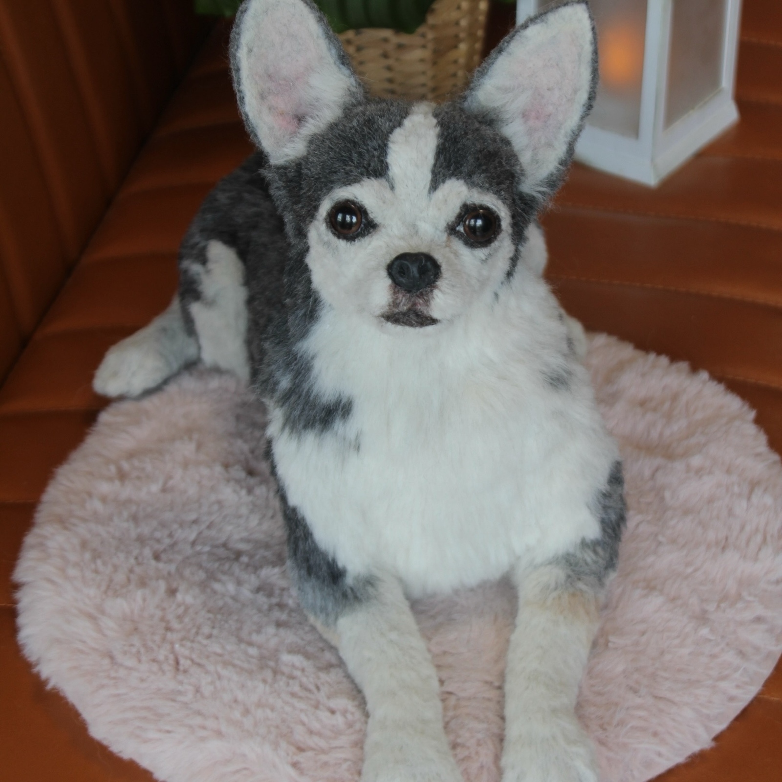 羊毛フェルト オーダー 犬 置物 ペット　愛犬さんのオーダー 愛犬さんのオーダー リアル 実物大 羊毛フェルト オーダー 犬