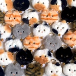 ウチの猫ちゃん お顔バッグチャーム