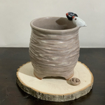 陶器　文鳥さんの植木鉢