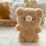 つぶらな瞳がチャームポイント！もこくまさん🐻　ベージュくま