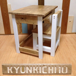 こども向け 机といすのセット ホワイト