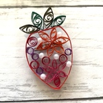 いちごのブローチ