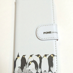 【少し汚れあり】iPhone6/6s用手帳型ケース PENGUIN