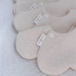 “ cream pochi bib” ビブ スタイ もくもくスタイ 出産祝い 出産準備 韓国生地 韓国生地スタイ 赤ちゃん プレゼント