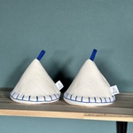 三角鍋つかみ(ブランケットステッチ)  数量限定品