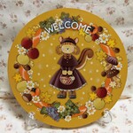 秋色のウェルカムボード☆トールペイント