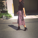 木の実のキュロットパンツ　リバティ
