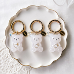 4月💍お誕生日くまさん🧸✨誕生月カラーリング4月誕生月カラー〝クリスタル〟 【夢みるくまさん】