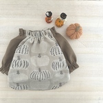 《犬服》シックなかぼちゃ柄チュニック(ハロウィン🎃 )