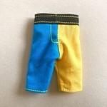 オビツ11用 ・ねんどろいどどーる用バイカラーパンツ　