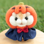 ハロウィン！ジャックオランタン ハムスター【ジャンガリアン/黄】