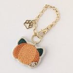 刺繍バックチャーム✽にゃんぷきん