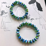 【1連25コセット】JIRI＊IVANA#czech beads#チェコビーズ　rondel9✖️6㍉ mixassort/pink bronze