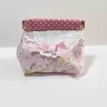 バネ口ポーチ ユニコーン柄