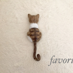 【再販】猫フック*キジトラ×白