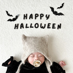 【 HAPPY HALLOWEEN banner 】  木製 レターバナー ハロウィン 飾り ねんねフォト 選べるカラー 送料無料