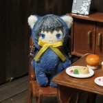 青猫あめちゃん（極小）　黄色リボン