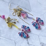 〜夢ガラスリボン🎀ピアス/イヤリング〜