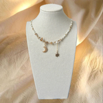  Moon & Sun charm necklace 