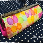 再販＊がま口ﾍﾟﾝｹｰｽ・ﾒｶﾞﾈｹｰｽ＊Ribbon Butterfly＊pink