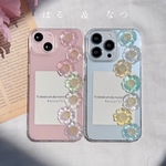 R68アイスフラワーケース                              iPhoneケース　スマホケース　クリアケース　　iPhone全機種対応　