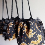 【order made】French leopard  jacquard   full black