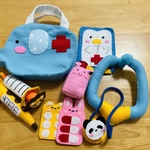 フェルトままごと　かわいい動物のお医者さんセット※ぬいぐるみはつきません※