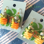 パイナップルピアス（イエロー）