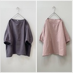 すぐ着られる秋の定番＊ダブルガーゼTシャツ人気色2枚セット［即納］送料無料。　・身幅・袖幅たっぷりで着やすいタイプ。