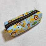 ペンポーチ 愉快なライオントラ柄 ハンドメイドペンポーチ