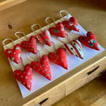 ハートのクリスマスオーナメント＊redクリスマスツリー10個set