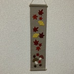   ちりめん細工  :秋のタペストリー(2)