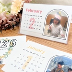 写真入りカレンダー 2026年1月始まり