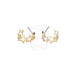 ERG-3100-G【1ペア】スターシェイプフープピアス / Star Shape Hoop Earrings