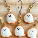 おばけパンのストラップ【どの子が届くかお楽しみ♪】