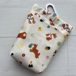 消臭マナーポーチ　柴犬柄　Sサイズ　#256