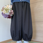 人気❤️再販☘️【ダボ可愛♡】ぽわんとパンツ🎈大人可愛い🩷ブラックツイル生地