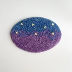 夜空ラグ【オーバル】